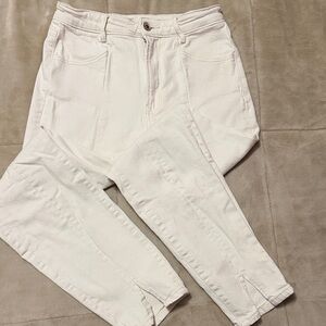 Stradivarius Off-White Skinny Jeans